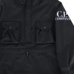 ◆키즈◆23SS 여성 로고 포켓 아노락 후드 자켓 블랙 14CKOW005C 004117A 999