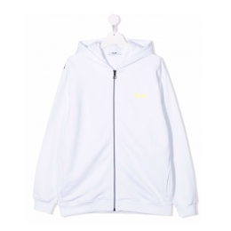 ◆키즈◆21FW 키즈 로고 프린트 집업 후디 화이트 MS027894 001