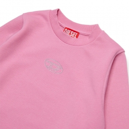 ◆키즈◆24FW 여성 큐빅 로고 맨투맨 블랙 J01952 KYAQK K325