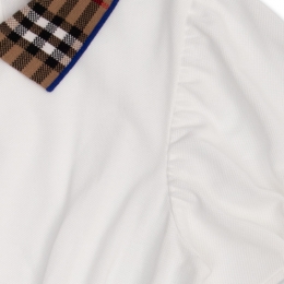 ◆키즈◆24SS 여성 체크 카라 원피스 화이트 8073165