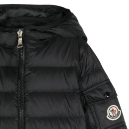 ◆키즈◆키즈 GLES 로고 패치 후드 패딩자켓 블랙 1A000 31 597YF 999