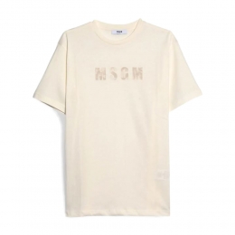 키즈 타이다이 로고 반팔 티셔츠 크림 S6MSJBTH241 013