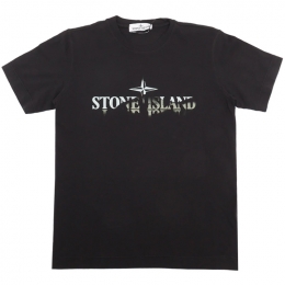 ◆키즈◆25SS 키즈 로고 프린트 티셔츠 블랙 K1S16 2100010 S0150 V0029