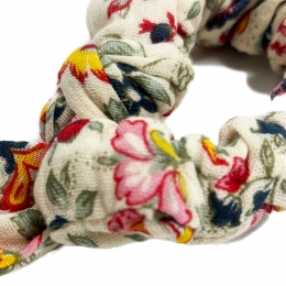 ◆키즈◆키즈 클로에 와일드 플라워 스크런치 크림 25F_S0055 CRFLO