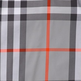 ◆키즈◆23FW 키즈 체크 브이넥 티셔츠 그레이 8069330