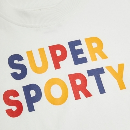 ◆키즈◆24SS 키즈 슈퍼 스포티 프린팅 티셔츠 화이트 24220117 11
