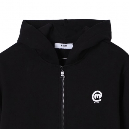 ◆키즈◆25SS 키즈 로고 프린트 후드집업 블랙 S5MSJBZH276 110