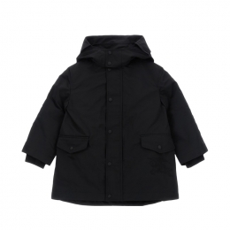 ◆키즈◆25FW 키즈 브래디 BRADY 2in1 후드 파카 블랙/베이지 8109336