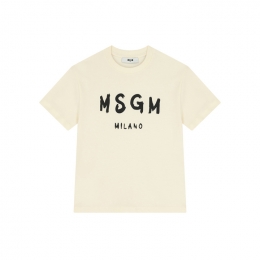 ◆키즈◆키즈 저지 티셔츠 크림 S6MSJUTH001 013