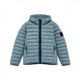 ◆키즈◆키즈 와펜 패치 후드 경량패딩 파우더블루 L1S16 4100009 S0024 V004A