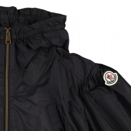 ◆키즈◆25SS 키즈 BESSIE 로고 패치 후드 자켓 블랙 1C000 09 53A5E 999