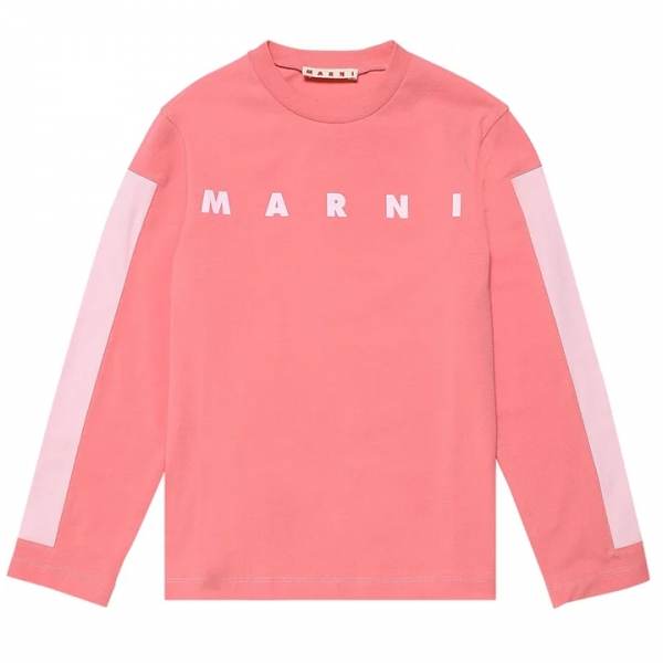 ◆키즈◆23FW 여성 로고 프린팅 롱 슬리브 티셔츠 캔디핑크 M00870 M00LE 0M338