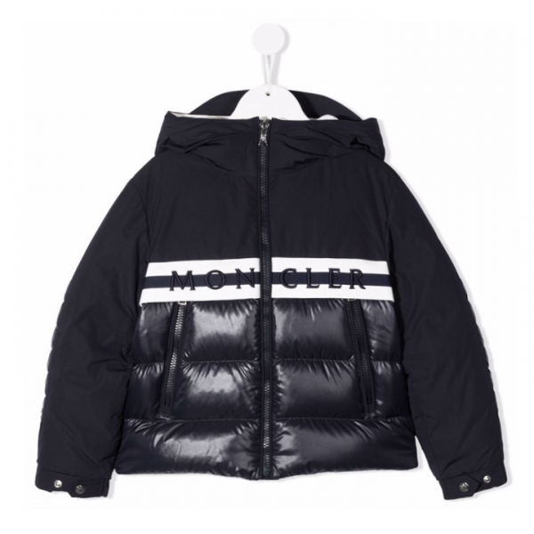 ◆키즈◆21FW 키즈 로고 프린트 패딩 네이비 1A55A 20 54A91 74S