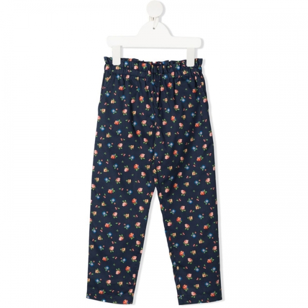 ◆키즈◆21SS 키즈 플로럴 프린트 밴딩 팬츠 네이비 S01GPAWO0501 570