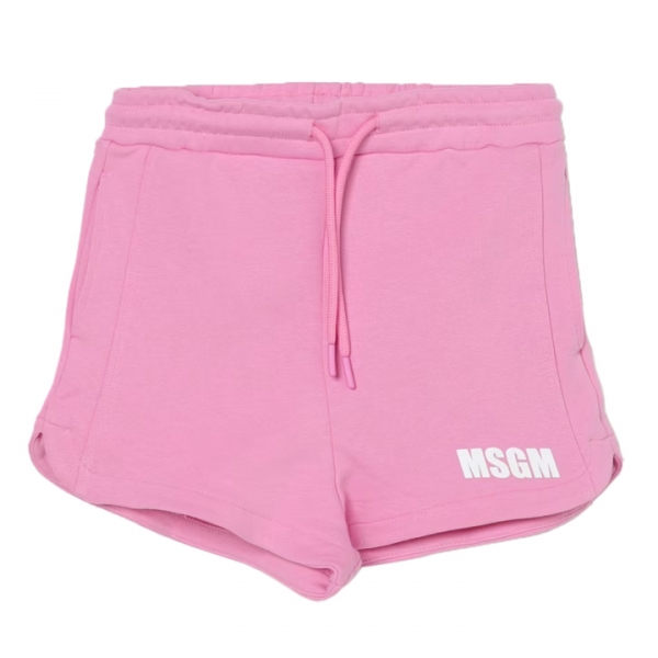 ◆키즈◆25SS 여성 로고 프린팅 코튼 숏팬츠 핑크 S5MSJGSH095 MS003