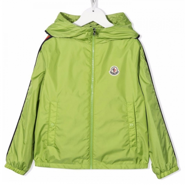 ◆키즈◆22SS 여성 로고 패치 라이닝 후드 자켓 그린 1A000 58 68352 81C