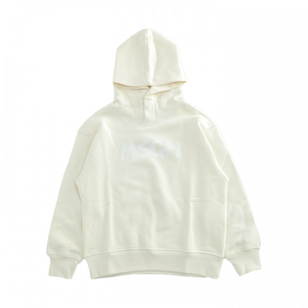 ◆키즈◆25FW 여성 화이트 로고 프린트 후드티 아이보리 F5MSJUHS021 013