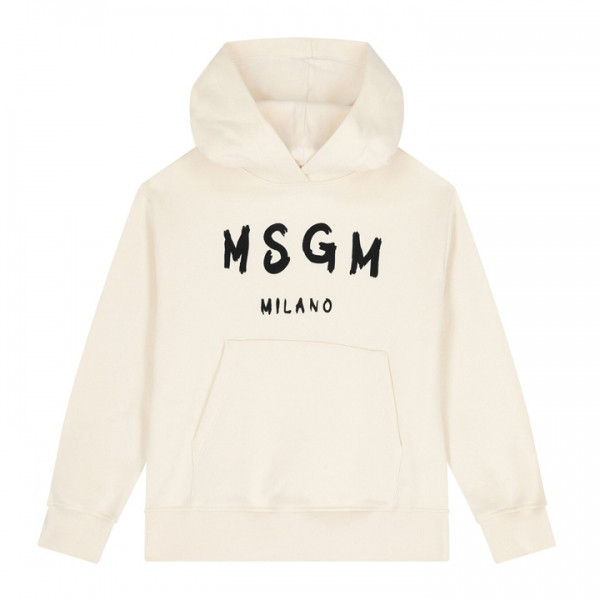 ◆키즈◆25FW 키즈 로고 프린트 후드티 아이보리 F5MSJUHS019 013