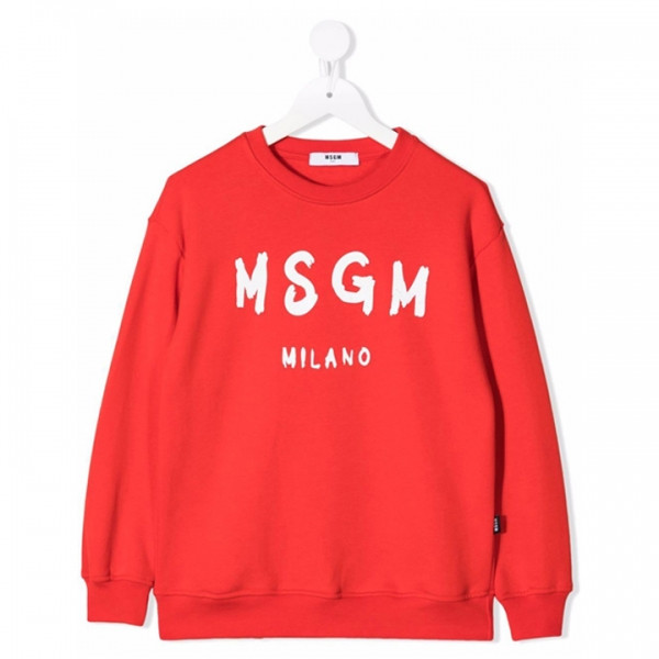 ◆키즈◆21FW 여성 로고 프린트 스웨트 맨투맨 레드 MS027672 040