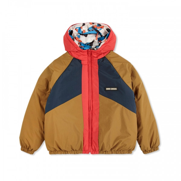 ◆키즈◆키즈 도그 메이트 리버시블 아노락 패딩자켓 오프화이트 B225AC118 199