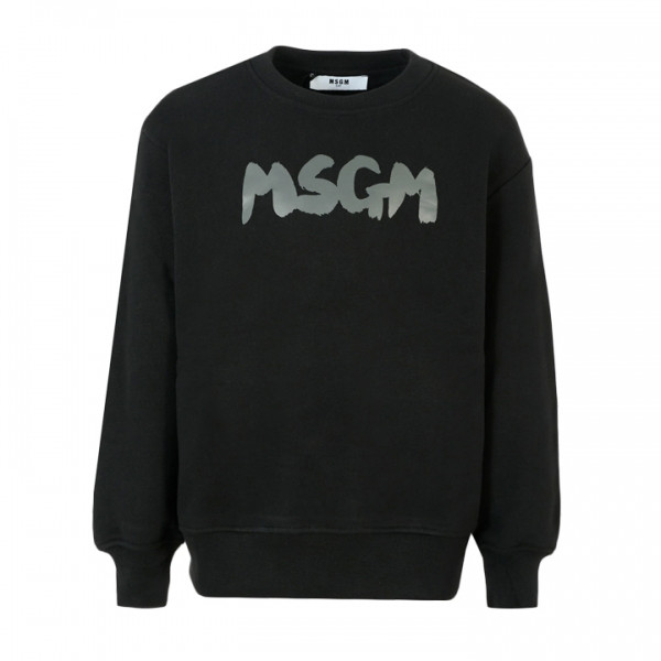 ◆키즈◆25FW 여성 로고 프린트 맨투맨 블랙 F5MSJUSW016 110
