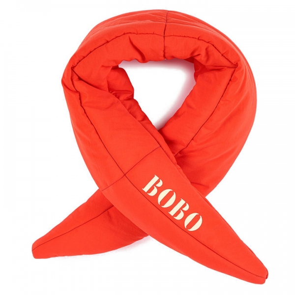 ◆키즈◆22FW 키즈 퀄팅 패딩 스카프 레드 222AI022 600