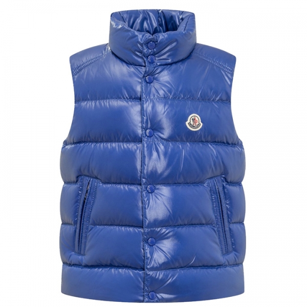 ◆키즈◆24FW 키즈 TIB 로고 패치 패딩 조끼 블루 1A126 20 68950 749