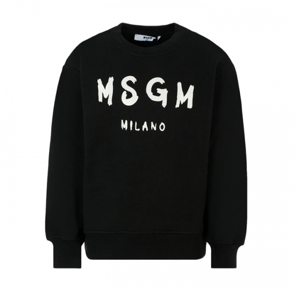 ◆키즈◆25FW 키즈 로고 프린트 맨투맨 블랙 F5MSJUSW018 110