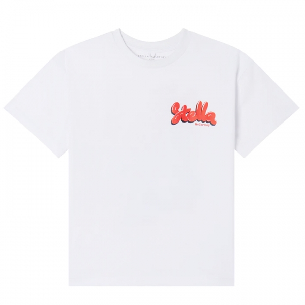 ◆키즈◆25SS 여성 헬로 프린팅 티셔츠 화이트 TW8D01 Z0434 100
