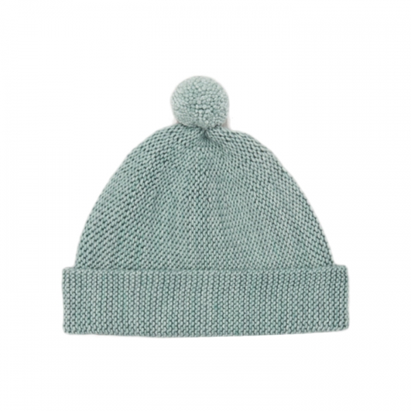 ◆키즈◆키즈 가터 방울 비니 세이지그린 K1079W25 315