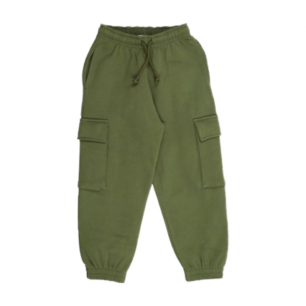 ◆키즈◆키즈 로고 카고 조거팬츠 카키 TNS CAJG HID.FOREST