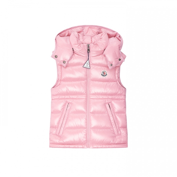 ◆키즈◆24FW 키즈 ANIA 로고 패치 패딩자켓 핑크 1A000 81 68950 523