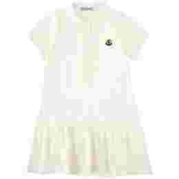 ◆키즈◆24SS 키즈 로고 패치 원피스 화이트 8I000 11 8496F 034