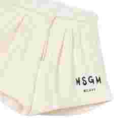 ◆키즈◆25SS 키즈 로고 밴딩 프린트 버뮤다 숏팬츠 아이보리 S5MSJGSH092 013