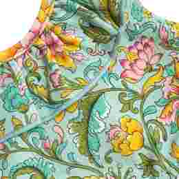 ◆키즈◆24SS 키즈 플라워 패턴 투피스 스윔슈트 멀티컬러 B0194 FLOWE