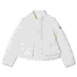 ◆키즈◆24SS 키즈 KAMARIA 로고 패치 퀄팅 패딩 화이트 1A000 74 54A81 041