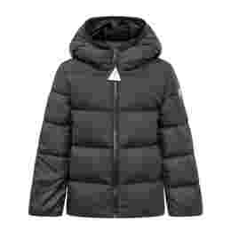 ◆키즈◆25FW 키즈 비울라 BEULAH 로고 패치 패딩자켓 블랙 1A000 40 54AQE 999