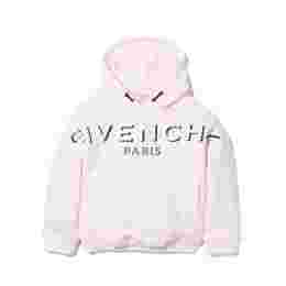◆키즈◆21FW 키즈 로고 프린트 드로스트링 후드티 페일핑크 H15223 45S