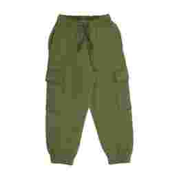 ◆키즈◆키즈 로고 카고 조거팬츠 카키 TNS CAJG HID.FOREST