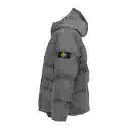◆키즈◆24FW 키즈 와펜 패치 후드 패딩자켓 그레이 811640819 V0064
