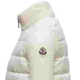 ◆키즈◆25FW 키즈 로고 패치 니트 믹스 패딩자켓 아이보리 K2 954 9B000 02 M1241 035