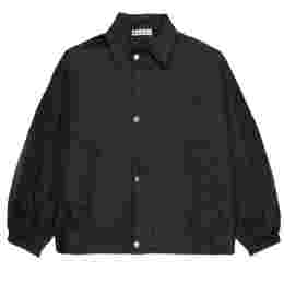 ◆키즈◆24SS 여성 로고 자수 윈드브레이커 자켓 블랙 M01060 M00NX 0M900