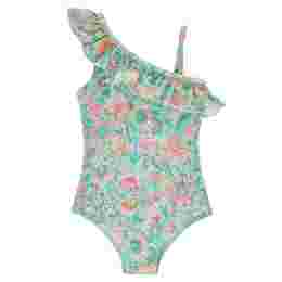◆키즈◆24SS 키즈 플라워 패턴 스윔슈트 멀티컬러 B0189 FLOWE