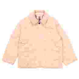 ◆키즈◆24FW 키즈 퀄팅 버튼 자켓 아프리콧핑크 8094935
