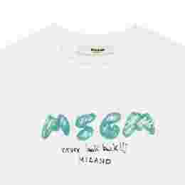 ◆키즈◆25SS 여성 로고 프린트 티셔츠 화이트 S5MSJBTH295 001