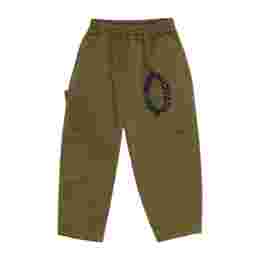 ◆키즈◆25FW 키즈 틱탁토 우븐 카고팬츠 올리브그린 B225AC077 370