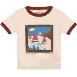 ◆키즈◆25SS 키즈 세일보트 콜라주 링거 티셔츠 비스크 K3097U25 191