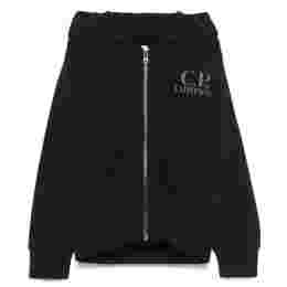 ◆키즈◆25SS 여성 로고 프린트 후드집업 블랙 18CKSS028C 00LCA69 999