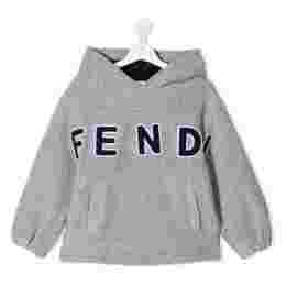 ◆키즈◆21FW 여성 로고 후드 니트 스웨트셔츠 그레이 JMH149 ADEX F0WG5