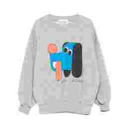 ◆키즈◆ 25FW 키즈 도그 메트 프린트 스웻셔츠 그레이 B225AC031 041